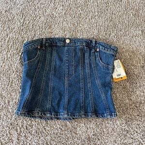 H&M Blue Denim Women's Top